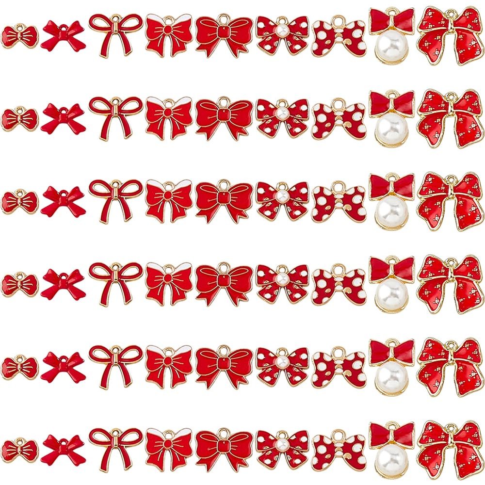 DICOSMETIC 54-Piece Bow Charms Set