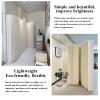 Expandable Paper Room Divider, Freestanding Partition, Gray, 500(L) x 240(H) x 35 cm view 3