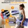 6-in-1 Foldable Pilates Reformer Machine with Ab Board, Elbow Support and Resistance Bands view 4