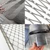 SXEVZOO 304 Stainless Steel Cable Mesh, 6 cm Mesh Opening, Safety Net, 1.5 mm, Garden & Deer Fence (0.8 x 12 m) view 4