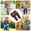 Bicycle Basket Leather Straps – Scooter Basket Straps for Adults and Children, Adjustable Riding Accessory for Children view 4
