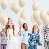 Gleemix Beige Balloons, 20 Pack view 4
