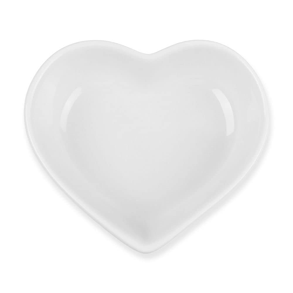Ceramic Heart-Shaped Dip Bowls