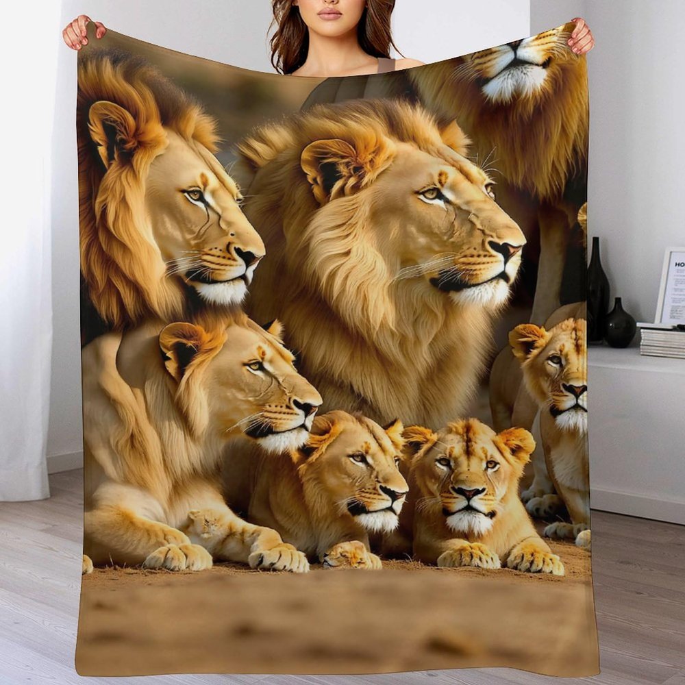Lwe Fleece Blanket, Soft Lightweight Flannel Throw Blanket for Adults, 130 x 150 cm