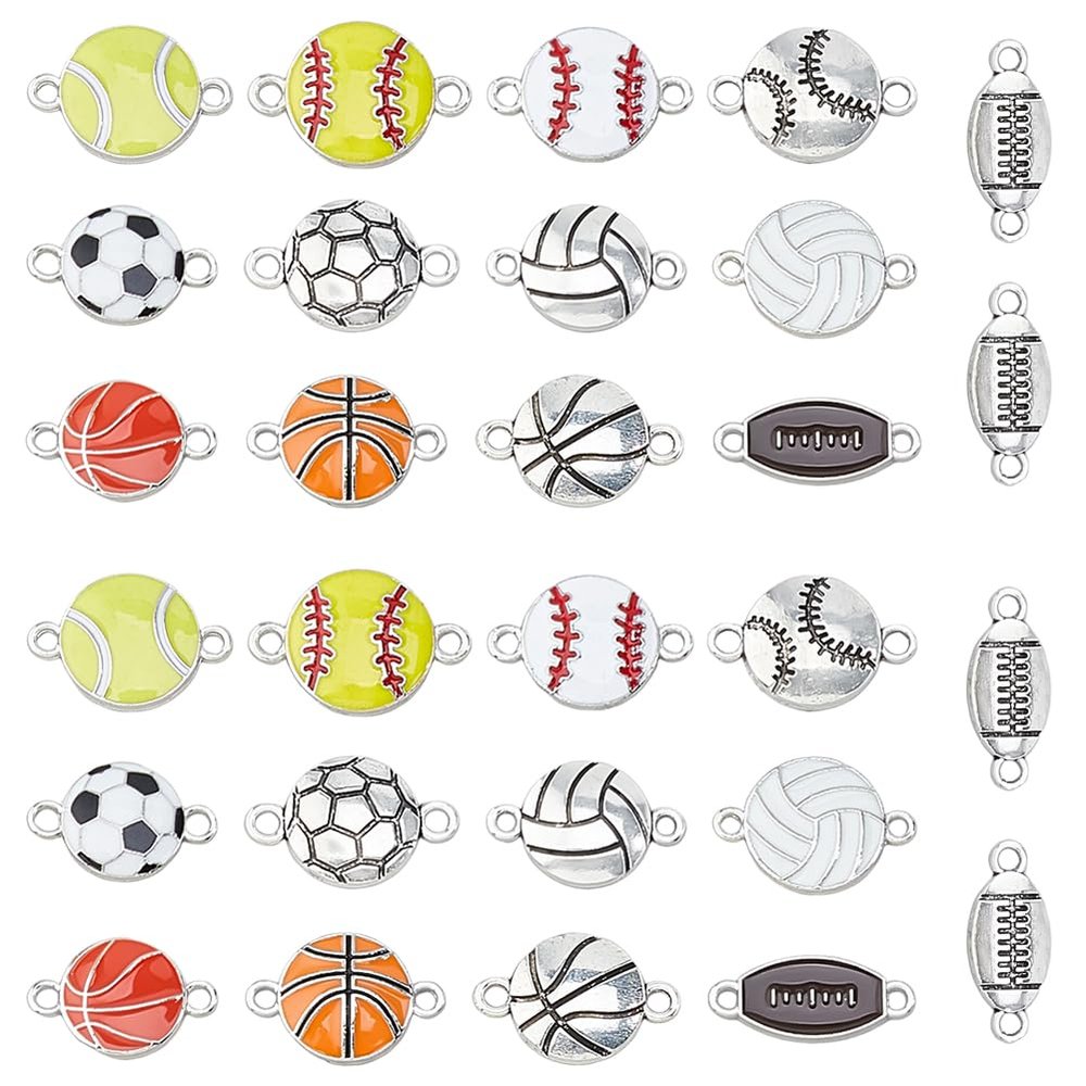 DICOSMETIC 52-Piece Sports Charms Set