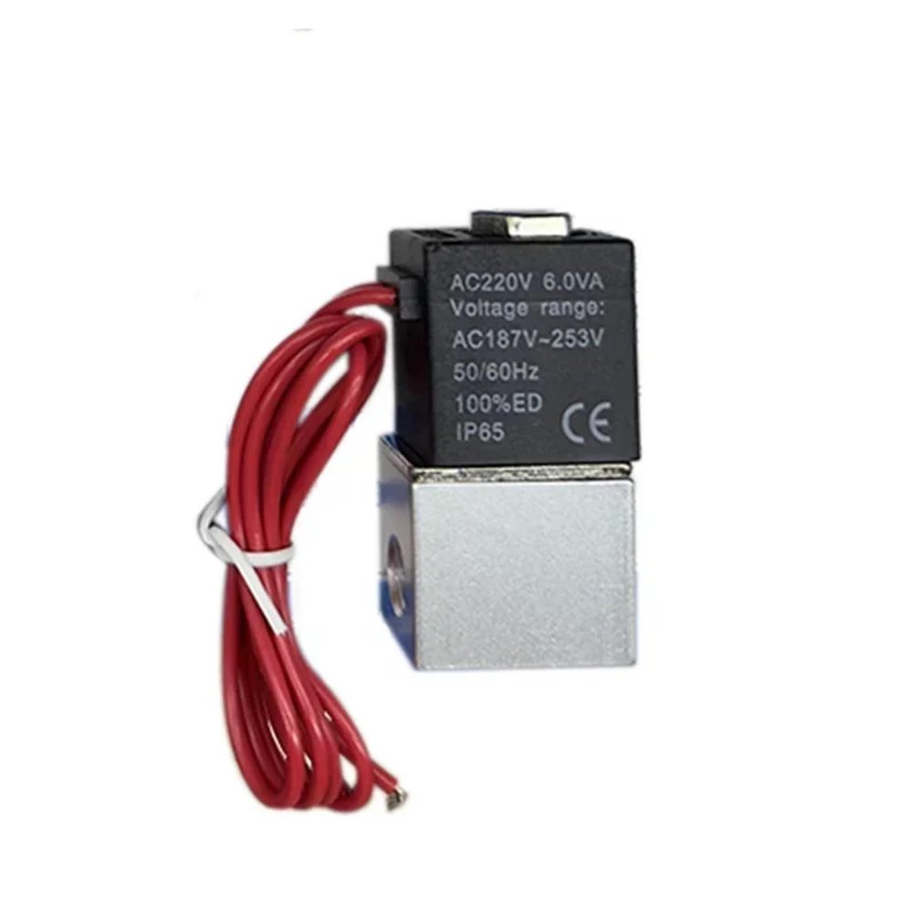 Pneumatic Electric Solenoid Valve, 2-Position 2-Port Normally Closed, 6 mm/8 mm Hose Connection, DC 12V