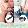 M METERXITY Piping Cord, 5 Yards Polyester 12.5mm Satin Piping with Cord for Sewing/Upholstery/Edging/DIY Decor, Lip Band [Black] view 4