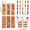 INFUNLY 6 Autumn Bookmark Cross Stitch Set view 2