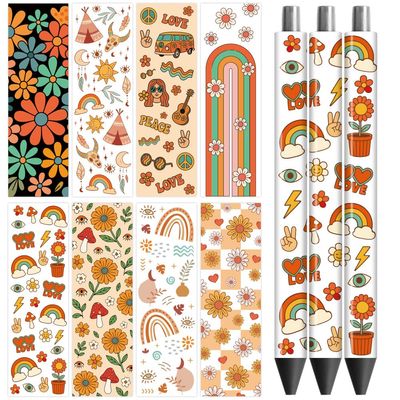 Peacoblue 48-Piece UV DTF Bookmark Set