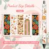 Peacoblue 48-Piece UV DTF Bookmark Set view 2