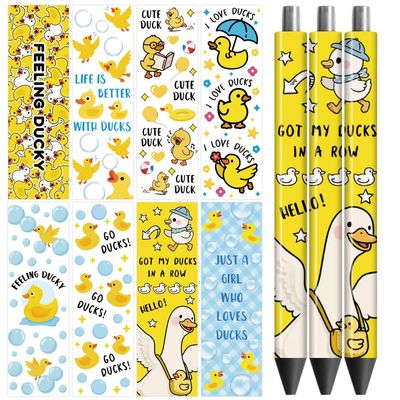 Peacoblue 48-Piece UV DTF Bookmark Set