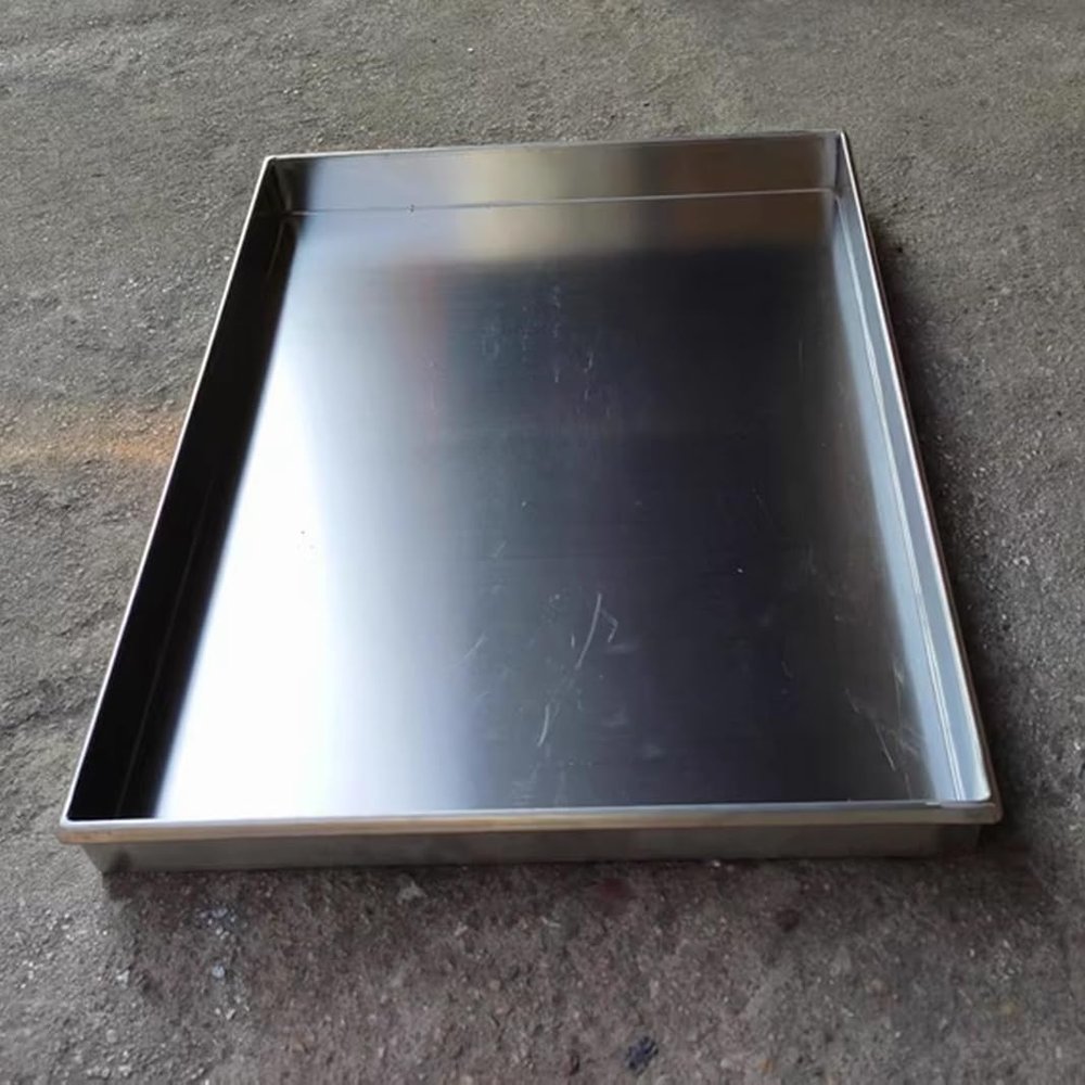 AC Condensate Drain/Catch Pan, Large Multipurpose Water and Plant Tray for Outdoor Flower Pots, 100 x 70 cm (39 x 28 in)