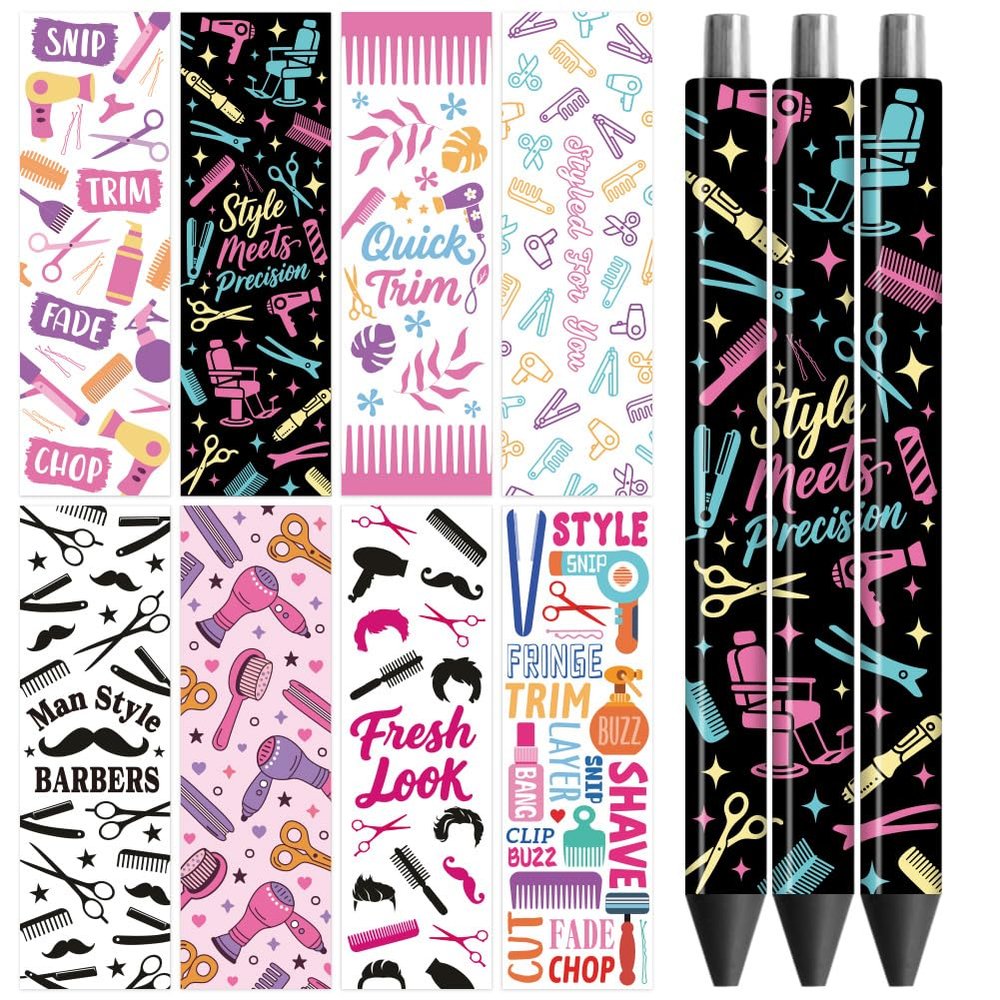 Peacoblue UV DTF Sticker Wrap for Pens - 48 Pack