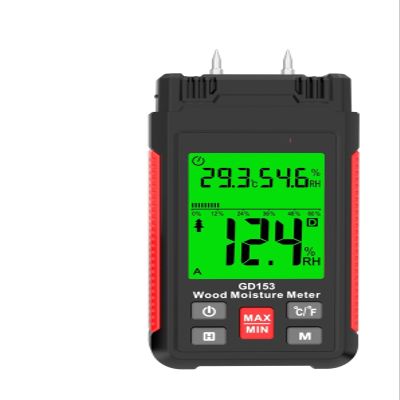 Digital Wood Moisture Meter, Wood Moisture Tester, Hygrometer, LCD Wood Moisture Detector, Cement Moisture Meter, Precise Measurement