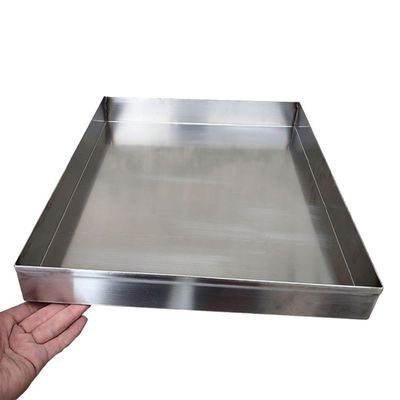 AC Condensate Drain Pan, Stainless Steel Water Collection and Drain Pan, 80 x 70 cm (32 x 28 in)