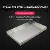 AC Condensate Drain Pan, Stainless Steel Water Collection and Drain Pan, 80 x 70 cm (32 x 28 in) view 3