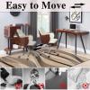Office Chair Floor Protection Mat, Scratch-Resistant, Non-Slip, 100 x 140 cm view 3