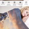 Leopard Plush Fleece Blanket with 3D Pattern, Warm and Soft, 130 x 180 cm view 3