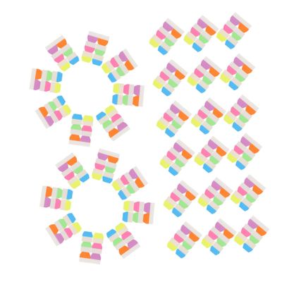 VILLFUL 600 Colorful Sticky Tabs with Transparent PET Base