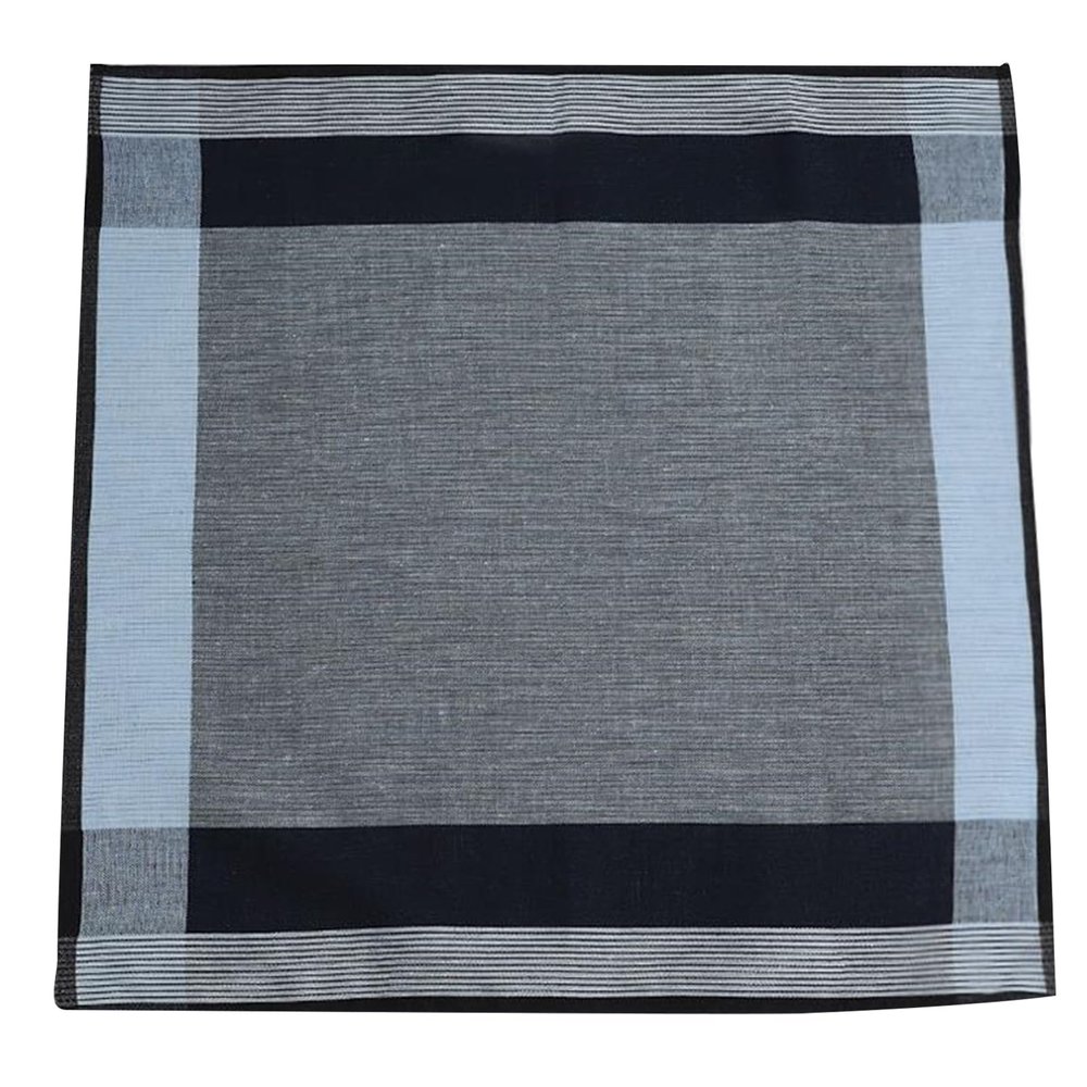 LUOFENG Men's Cotton Handkerchiefs, 1/3 Pack