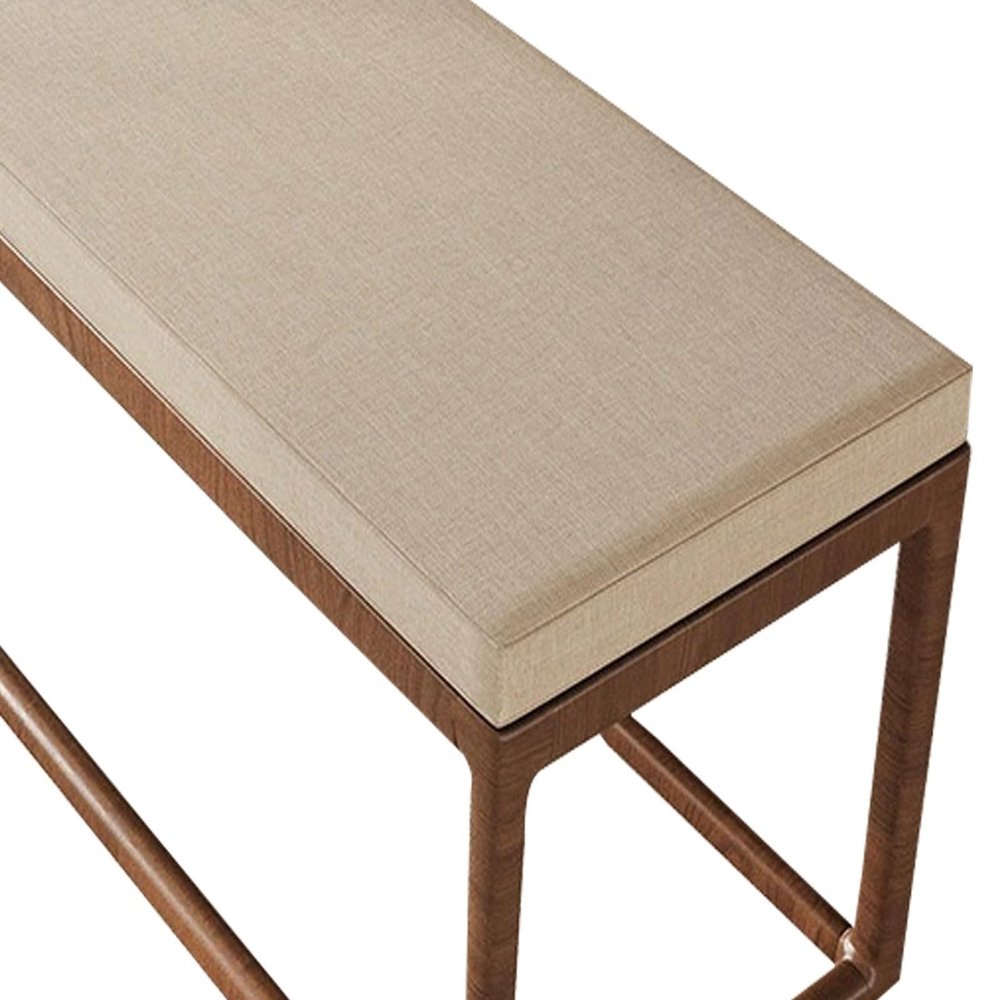 uyeoco Outdoor & Indoor Bench Cushion, 150 x 45 x 5 cm, Non-Slip Pad for Garden Benches