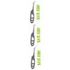 SHINEOFI 3-Piece Multi-Angle Caulk Scraper Set view 1