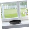 ibasenice Black Plastic Plant Saucers, Round, 12-Pack, Large view 4