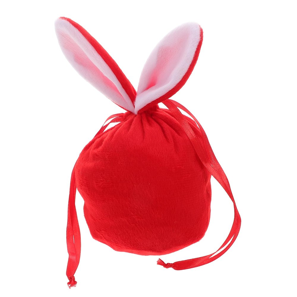JECOMPRIS Large Plush Easter Bag with Bunny Ears