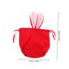 JECOMPRIS Large Plush Easter Bag with Bunny Ears view 2