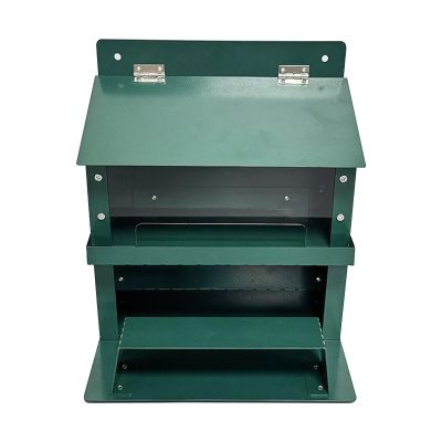 Squirrel Picnic Table Feeder, Chipmunk Feeding Station – Weather-Resistant Garden Feeder for Winter Food Reserves and Wildlife Observation