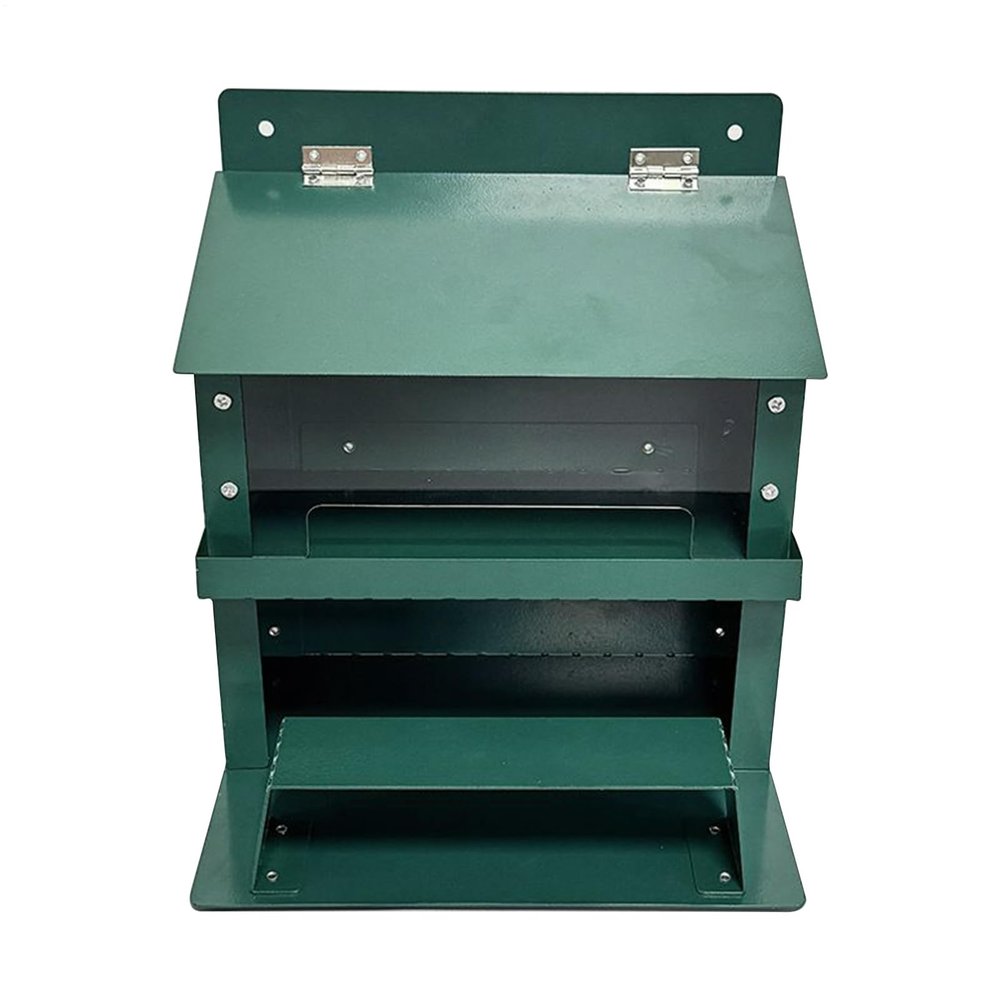 Squirrel Picnic Table Feeder, Chipmunk Feeding Station – Weather-Resistant Garden Feeder for Winter Food Reserves and Wildlife Observation