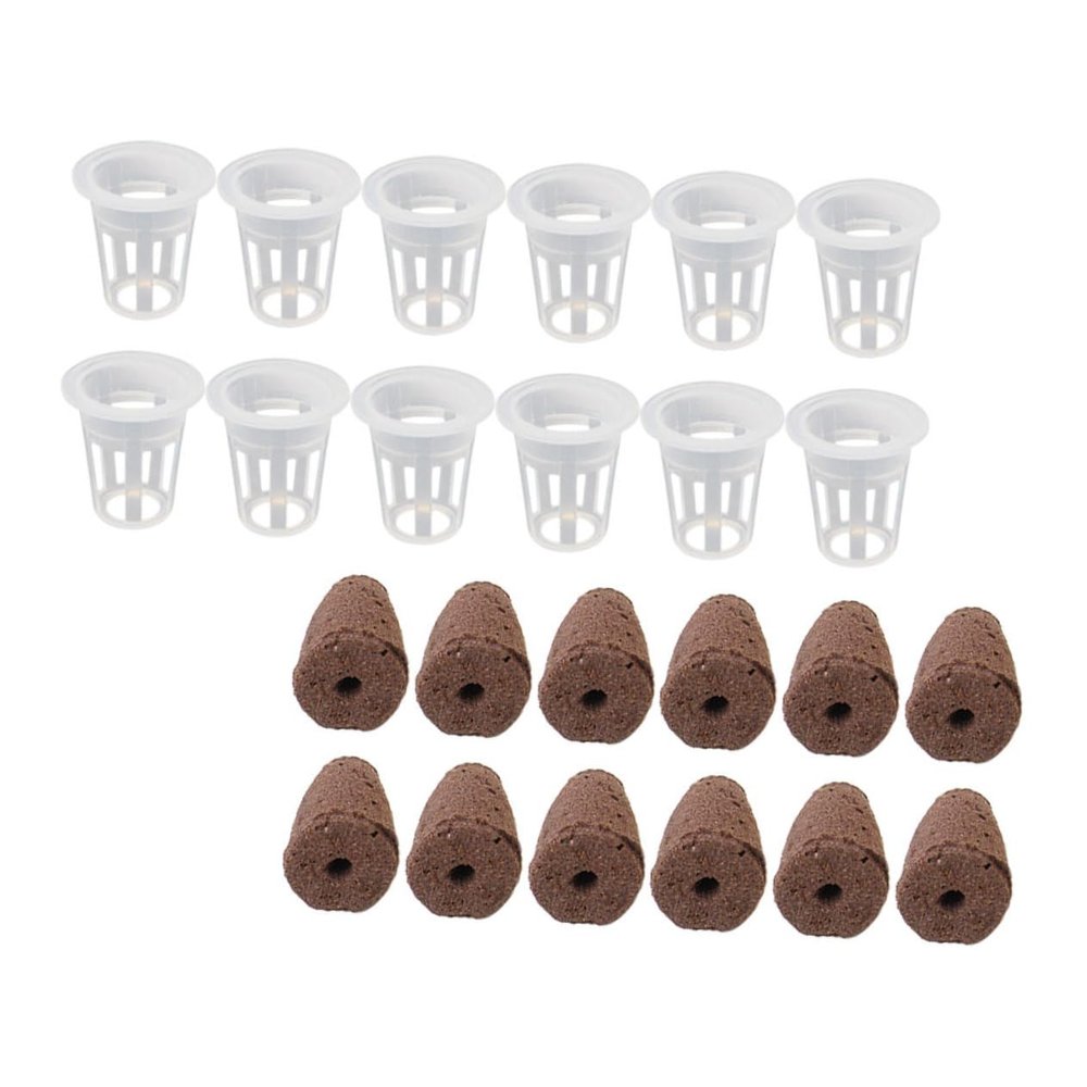 VICASKY 12 Plastic Seedling Baskets for Soilless Culture and Seed Starting