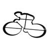 3D-Printed Cookie Cutter, Bicycle Motif, Black view 2
