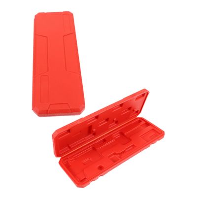 Luxshiny Red Plastic Storage Cases for Digital Calipers, 2-Pack