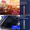 MeKnMoney Front Windshield Sun Shade for Jeep Renegade, Renegade S, Compass and Commander, UV Protection, Heat-Insulated, 140 × 80 cm view 4