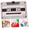 jojofuny Birthday Card with Sound, White Cardstock, 80-Time Repeatable Music Card with Recording Function and Button Batteries Included view 1