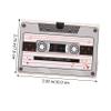 jojofuny Birthday Card with Sound, White Cardstock, 80-Time Repeatable Music Card with Recording Function and Button Batteries Included view 2