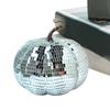 Disco Ball Pumpkin Halloween view 1