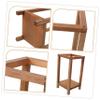 DIYEAH Wooden Flower Stand for Porch and Outdoor Plant Rack view 3
