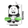 Manual Press Fan Keychain view 3