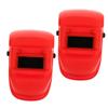 Tofficu 2-Piece Plastic Welding Protection Masks, High-Temperature Resistant Face Shields for Welding view 1