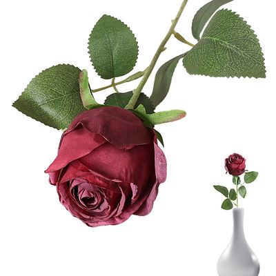 Artificial Red Roses - Realistic Faux Flowers