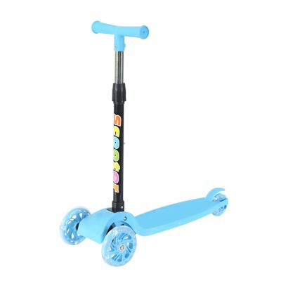 Foldable Kick Scooter with LED Lights for Children and Beginners