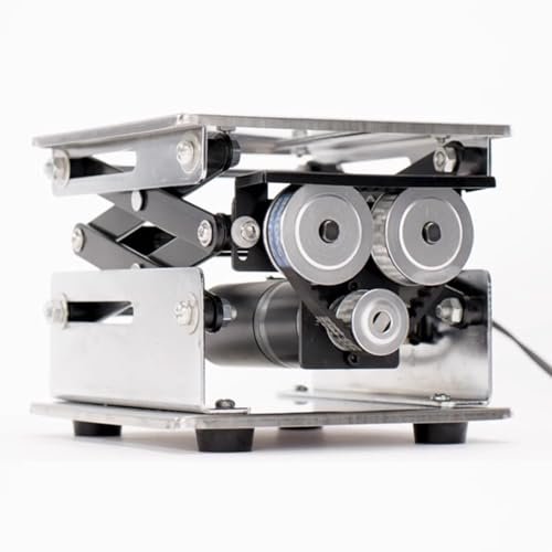 Electric Lift Table, Stainless Steel, Remote Control, 10 kg Capacity, Reduced Vibration and Noise