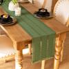 Boho Modern Table Runner with Tassels view 2
