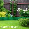 Garden Fence Animal Barrier with Rounded Corners and Privacy Screen view 2