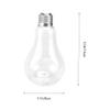 2 Pear-Shaped Glass Vases with Cotton Hanging Rope, Hydroponic view 2