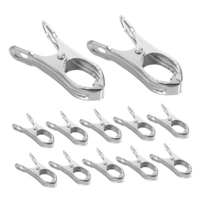 TOYANDONA 40-Piece Stainless Steel Greenhouse Clips, Silver