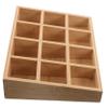 STOBAZA Wooden Spice Rack for Kitchen with Compartments, Beige, Space-Saving view 1