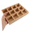 STOBAZA Wooden Spice Rack for Kitchen with Compartments, Beige, Space-Saving view 4